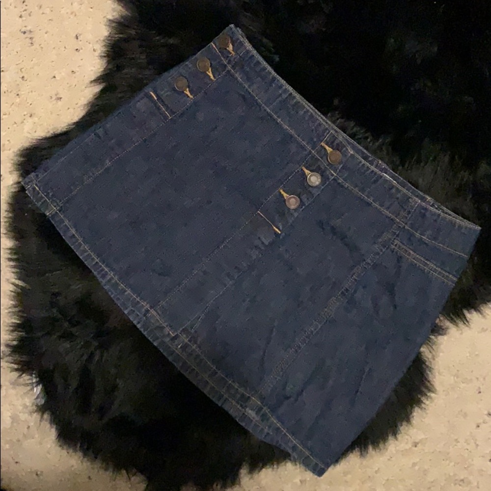 Blue denim Abercrombie skirt